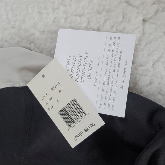 9. Beyond Yoga To The Frame High Waisted Leggings Black - Picture 12 of 14